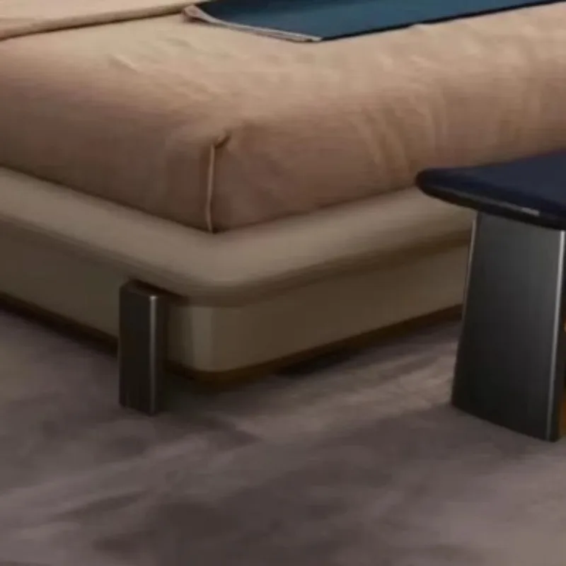 إطار سرير أوروبي رائع بحجم كينغ، مريح فاخر، تجربة نوم نهائية، ديكور جمالي لغرفة النوم الحديثة