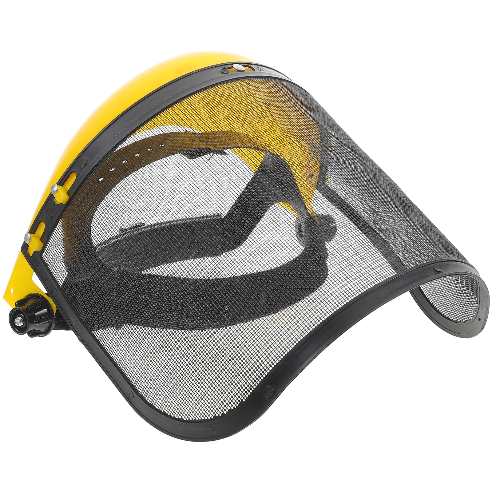 

1Pcs Protective Hat Rugged Lawn Mower Extended Coverage Metal Mesh Screen for Grass Cutting Art Design Work