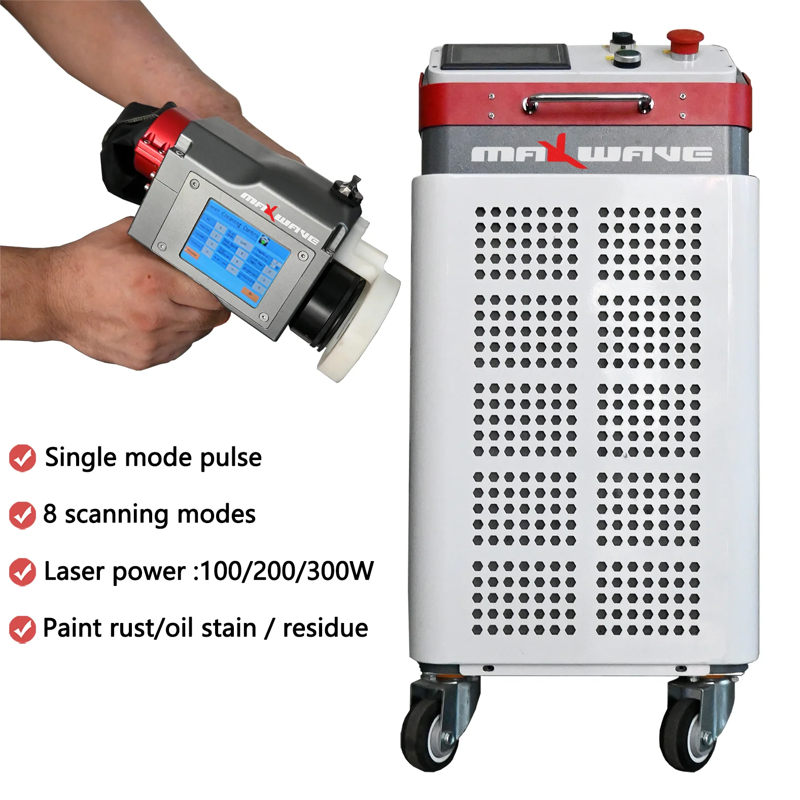 best selling laser cleaning machine 1000w 2000w 3000w handheld fiber laser welding machine for welding metal Rust remover