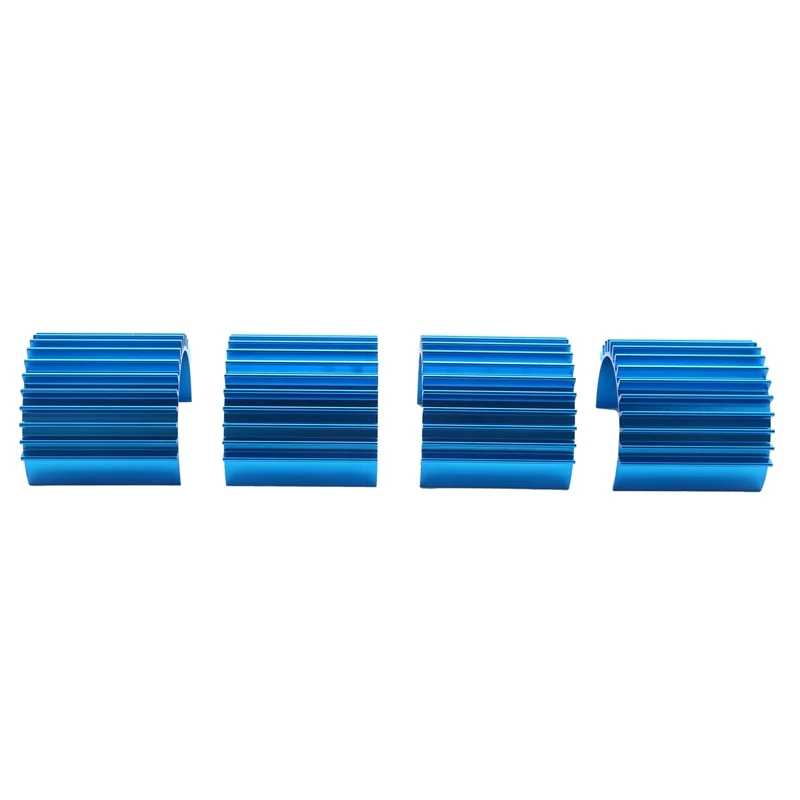 Aluminum 370 380 Motor Heat Sink Heatsink Cooling Fins for RC HSP Tamiya Traxxas 1/16 Car (Pack of 4)