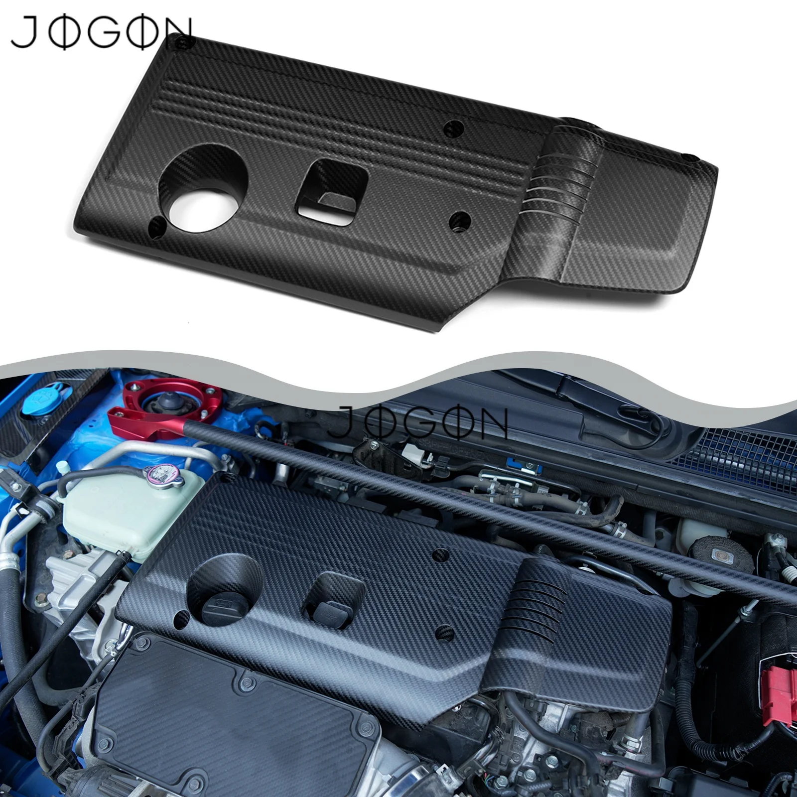 For Acura Integra Type S K20c 2023-2025 Replace  Carbon Fiber Car Front Engine Struts Hood Damper Frame Cover Trim Accessories