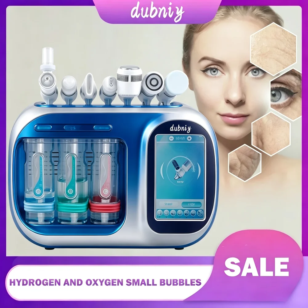 

7 in 1 Hydra Peel Dermabrasion Machine Visible Facial Peeling Skin Rejuvenation Lifting Tightening Anti-Aging Oxygen Injection