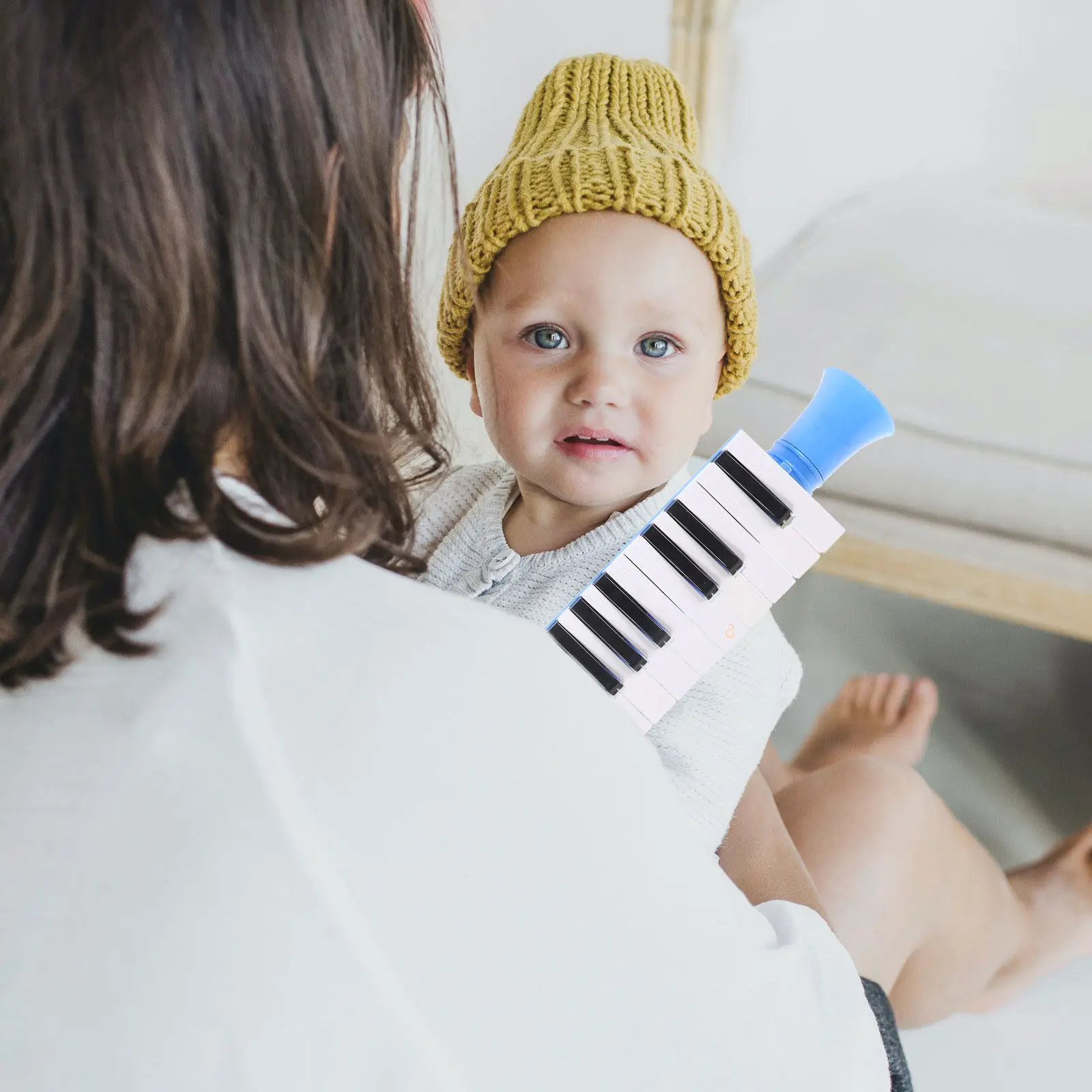 Melódica de 27 Teclas, Instrumento Musical para Niños, Principiantes, Estudiantes, Clases de Música, Práctica en Casa, Piano de Viento Educativo