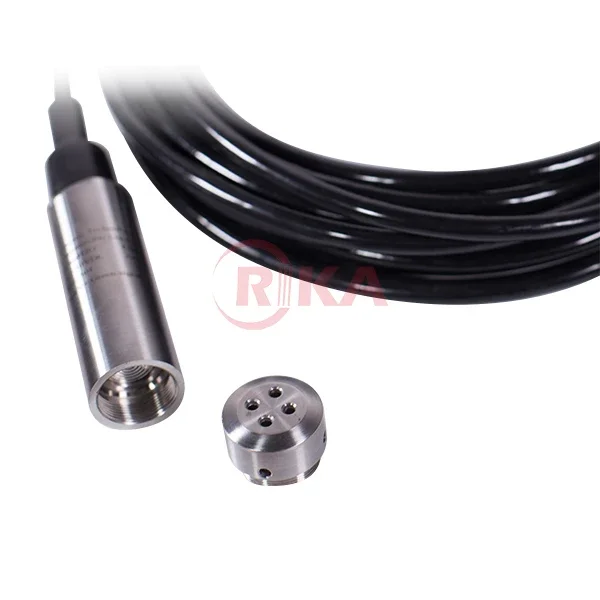 Sensor chino de medición de nivel de agua de alta precisión Rika RKL-01 con cable
