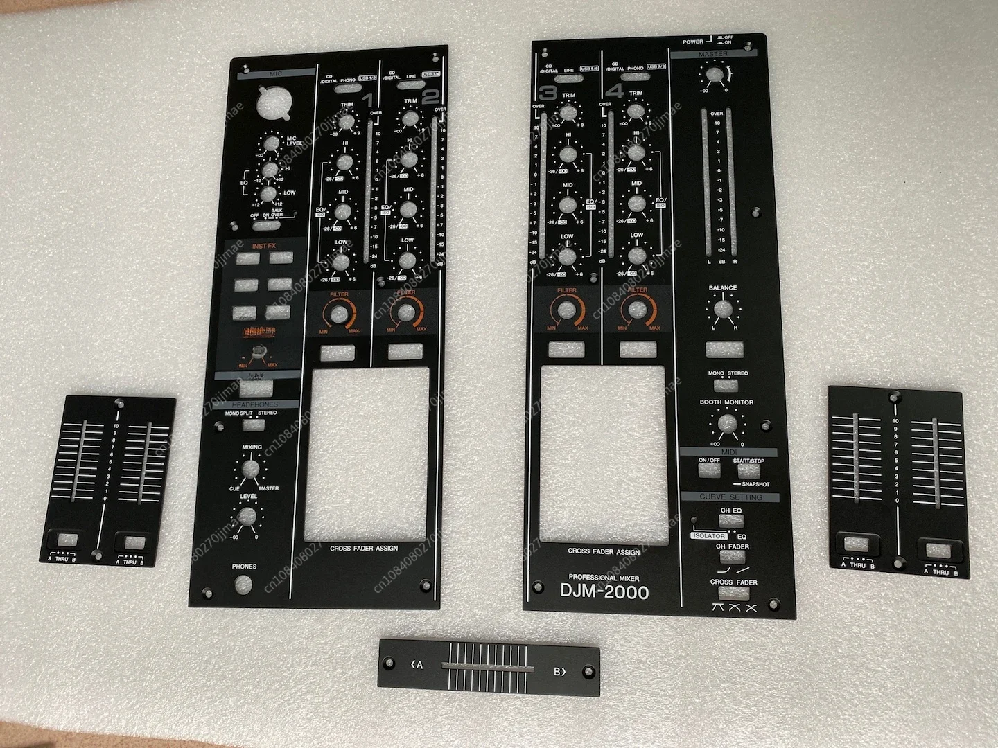 Panel mezclador de DJM-2000, unidad de generación 2000, Panel atenuador, placa de hierro, todo el juego, el reproductor de discos no tiene tornillos predeterminados