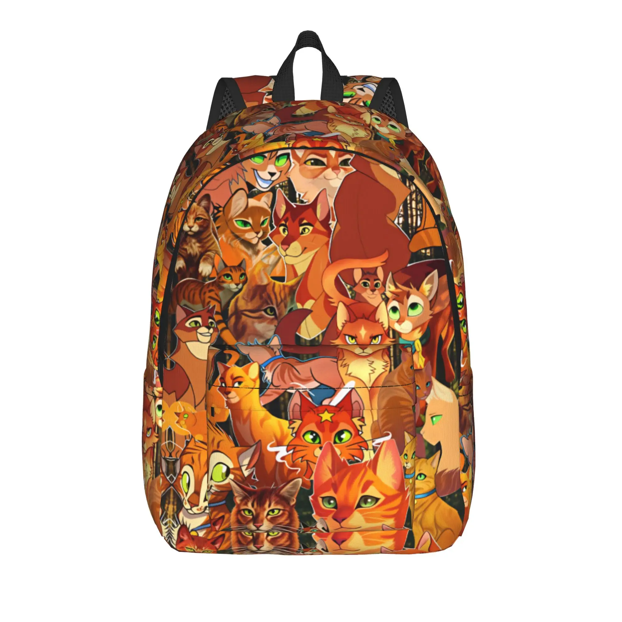 Four Warriors Warrior Backpack  Casual Backpacks Student Hiking Print High School Bags Custom Rucksack