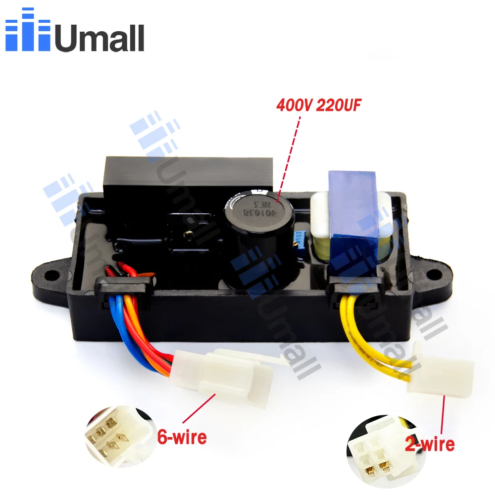 

New AVR5-1W10C AVR GTDK Regulator Welding And Dual Use Genset Part 8 Wires