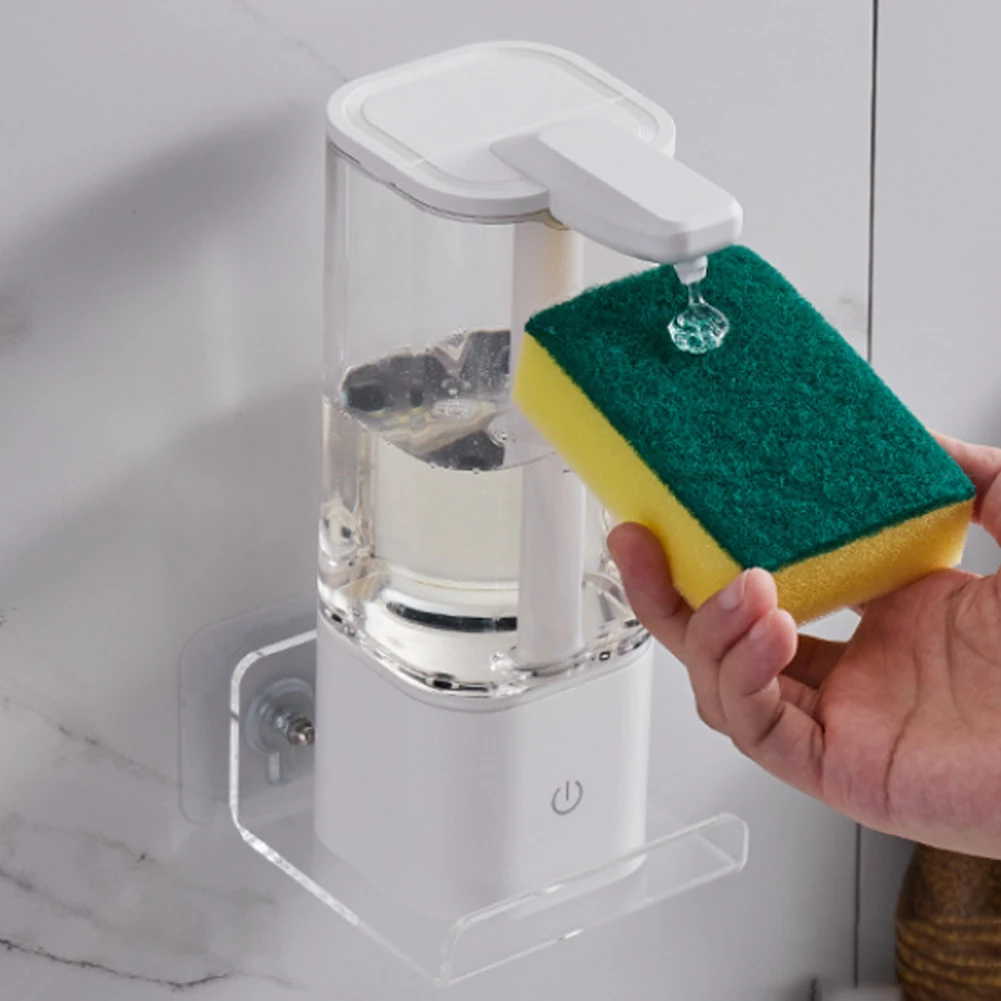 موزع الصابون السائل الأوتوماتيكي الذكي الأشعة تحت الحمراء التعريفي آلة توزيع السوائل بطارية/USB شحن 500/550 مللي موزع الصابون #3