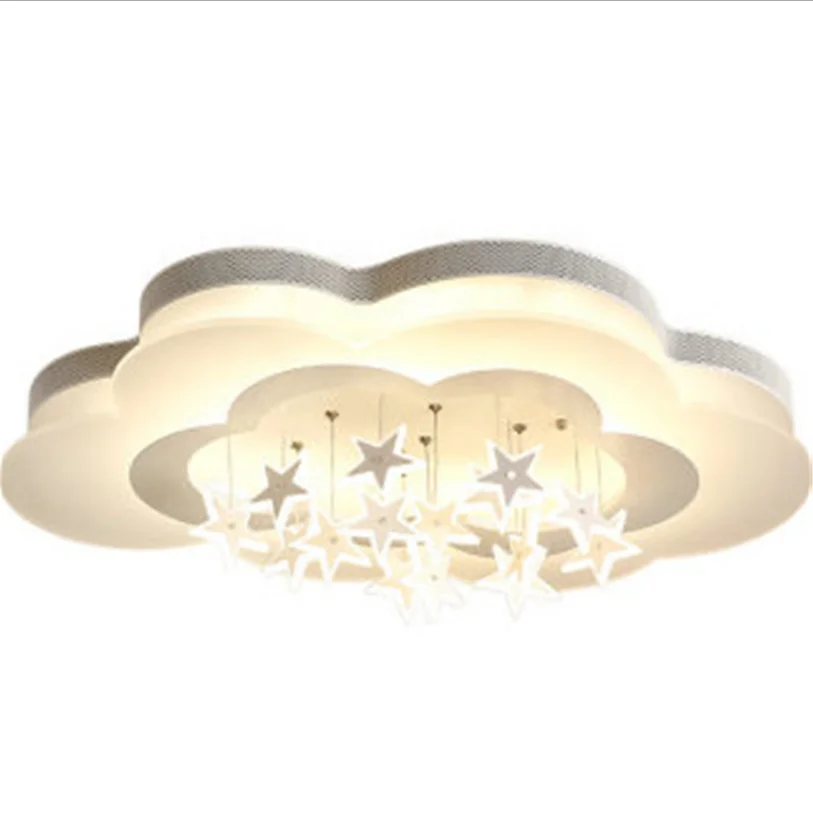 Современные светодиодные красочные детские лампы для спальни с дистанционным управлением облачные светодиодные фонари