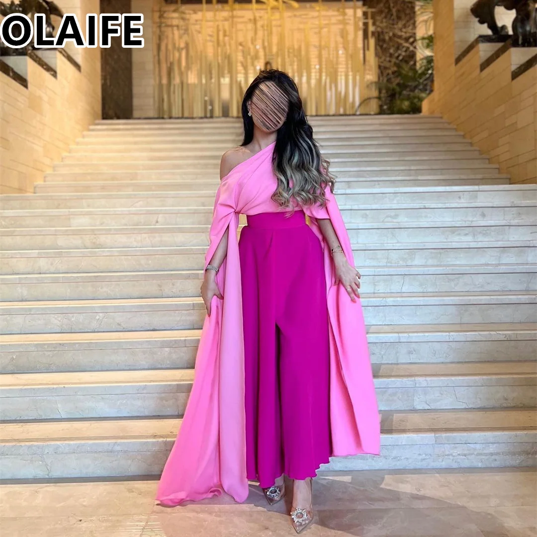 

OLAIFE Saudi Arabia Women Evening Dresses Off the Shoulder Prom Dress Elegant Party Gowns 2024 فساتين للمناسبات الرسمية