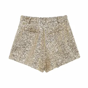 Women's sequins' women for women 2024 fall shorts casual shorts woman fashion streetwear short pants 10 Main Sales Women's Bermuda - №5