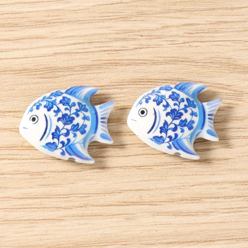 Tusember 5 Stück 15*19mm Niedliche Kawaii Keramik-Katzen-Anhänger Perlen für Schmuckherstellung Armbänder Halsketten DIY Mädchen Geschenke – Detail 26
