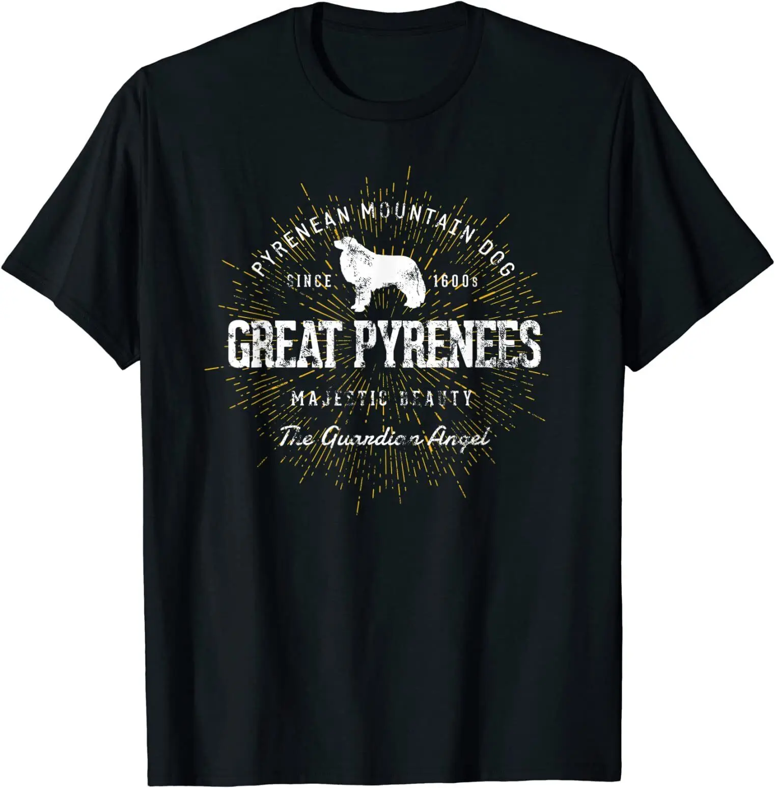 NEW LIMITED Vintage Style Retro Great Pyrenees Gift Idea Tee T-Shirt Size S-3XL