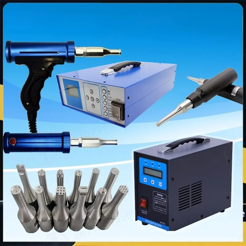 220V Handheld Ultrasonic Spot Welder Welding Machine With Fabric Plastic Welding Car Interior Door Panel Modified Welding Gun