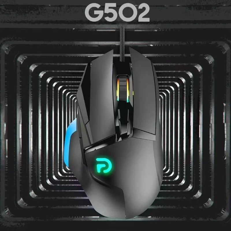 G502 Hero ماوس سلكي RGB E-sports Internet Cafe كمبيوتر محمول كمبيوتر مكتبي ماوس ألعاب الدجاج هدية مريحة للاعبين