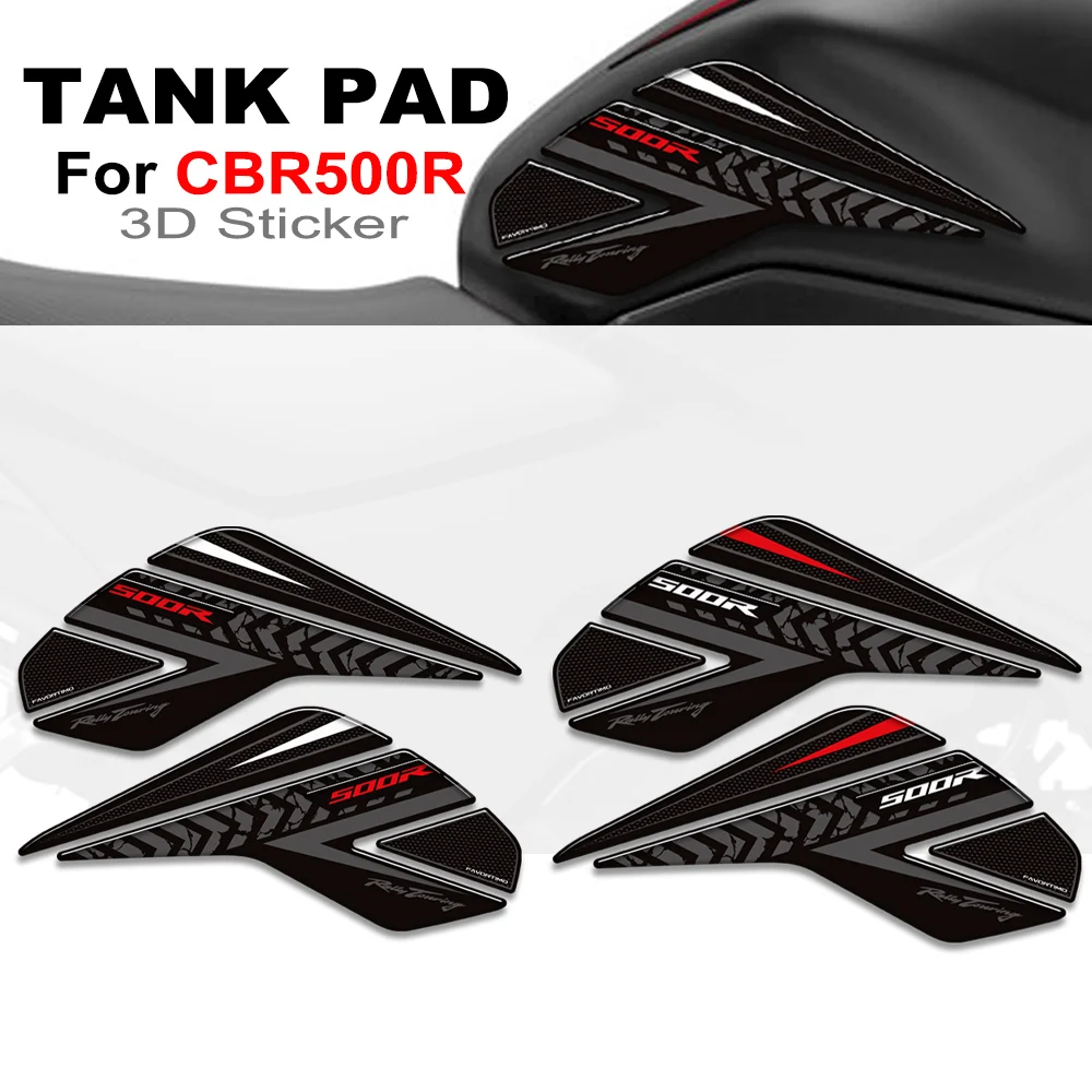 

CBR500R Tank Pad Side Grips Gas Fuel Oil Kit Knee Protector Stickers Decals For Honda CBR 500 R 500R Motorcycle