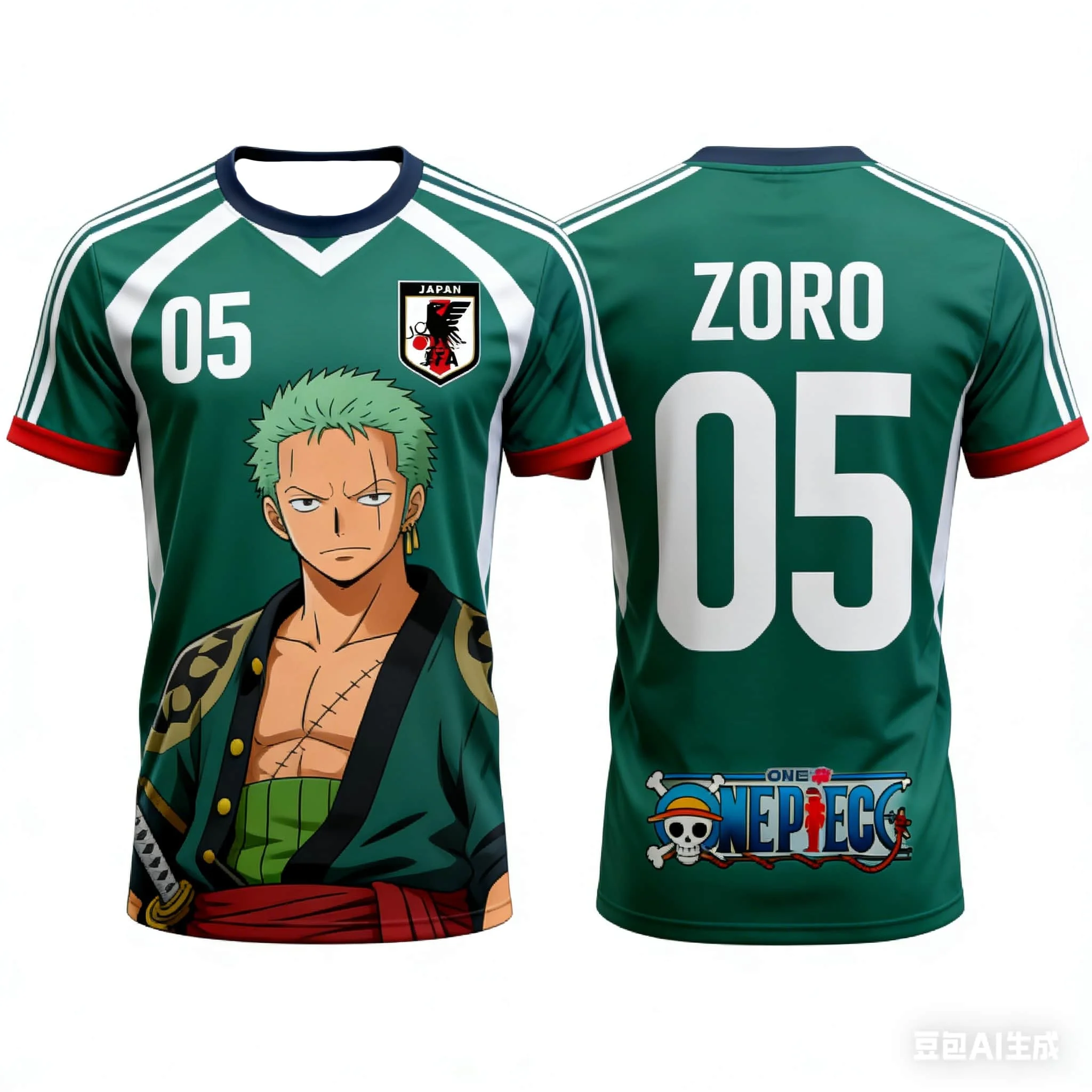 2026 New Style Product 3D Printed Summer Multi-functional Quick-drying Breathable Men's T-shirt From "One Piece" Anime By Bandai view 4