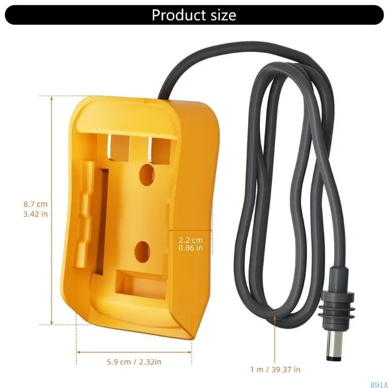 R91a Mini DC2.1 Адаптер кабеля для силового кабеля для Star Chain Mini DC2.1 Эффективный источник питания 18V-20 В.