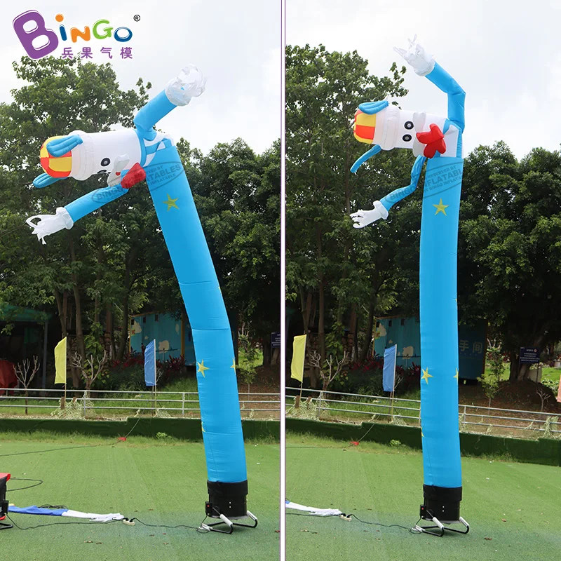 Good Sale 19.6Ft Inflatable Air Dancer Blue Rabbit Toys Model Inflatable Toys For Shop Advertising Decoration