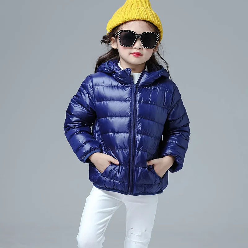 

Boys Down and cotton Jacket Windbreak Outerwear 2024 Thread Thicken Winter Autumn Warm Teenagers Christmas Gift Children's Cloth