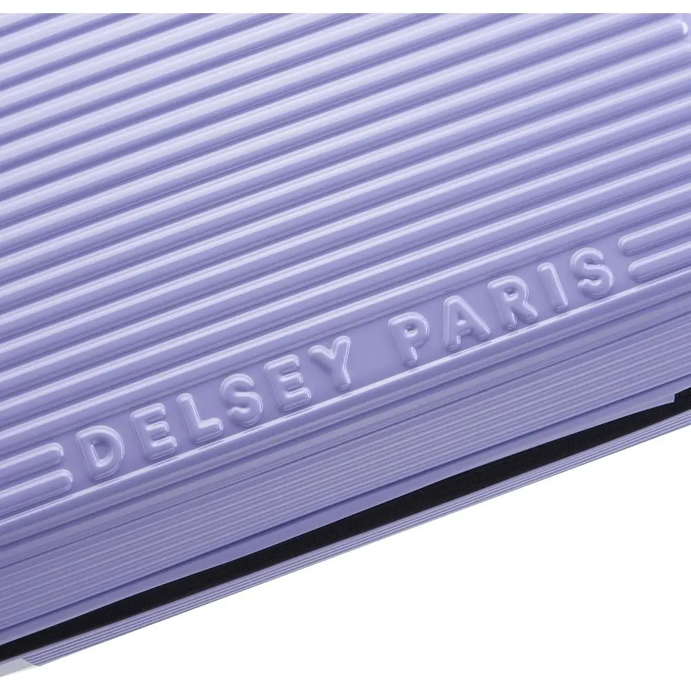 Expandable Lavender Checked Medium 24 Spinner Suitcase by Florence by Mills