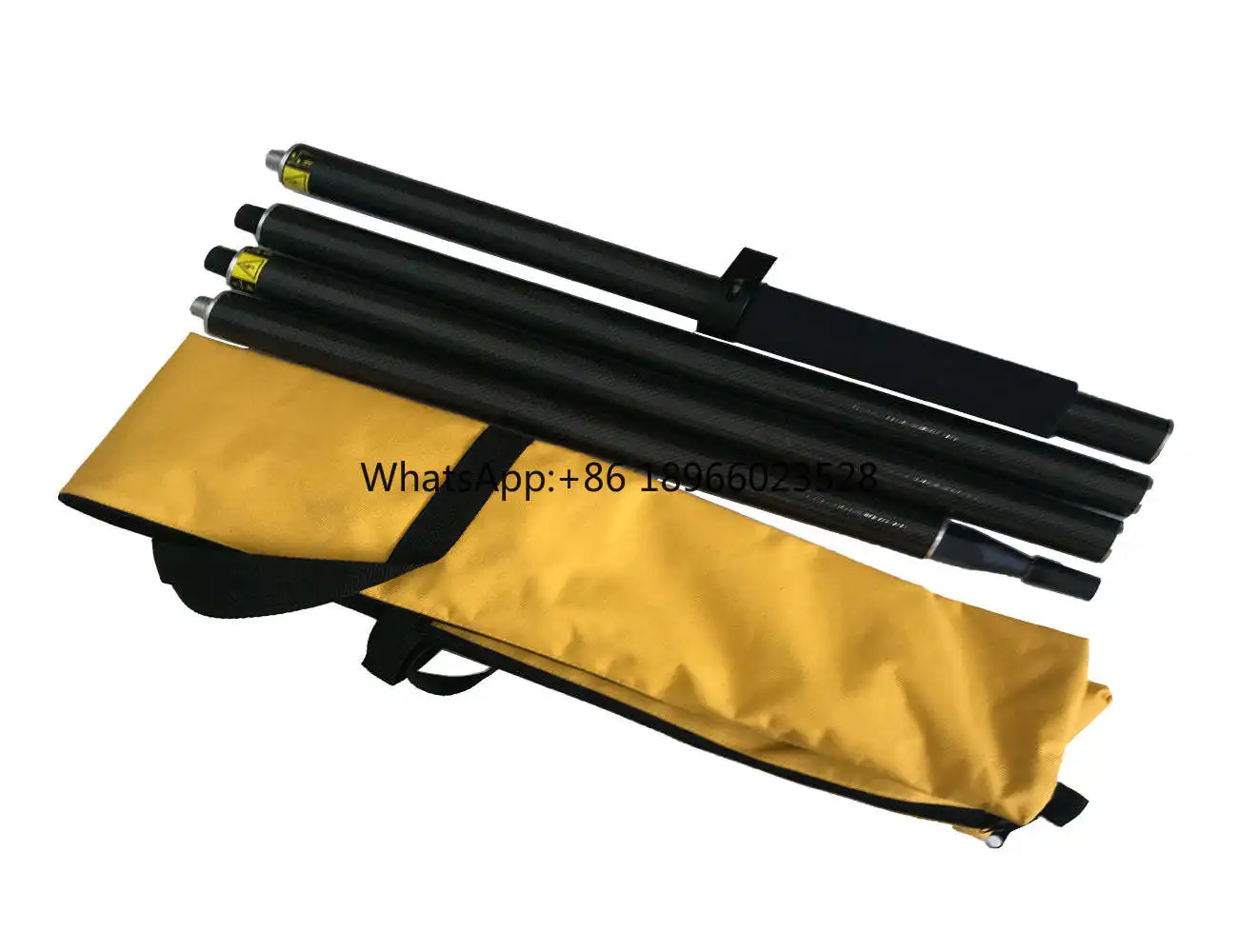 Factory Direct Sale 2M 4 Sections Carbon Fiber GPS Poles Surveying Accessories