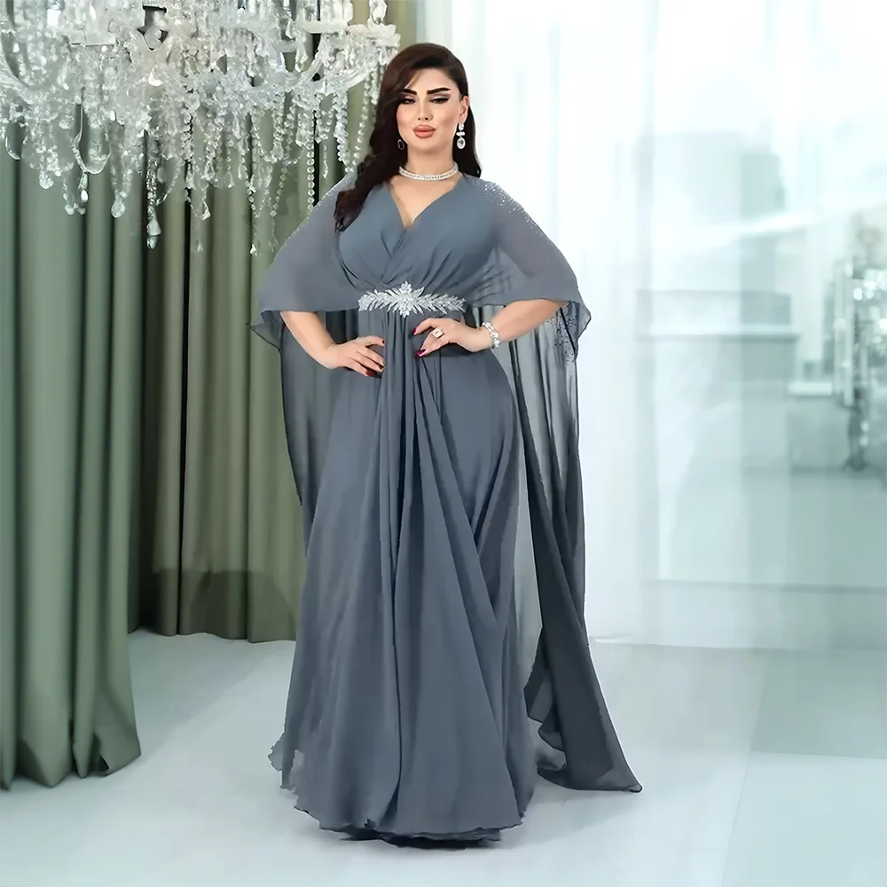 

Abayas for Women Dubai Luxury Boubou Robe Djellaba Femme African Muslim Fashion Dress Caftan Marocain Evening Party Dresses