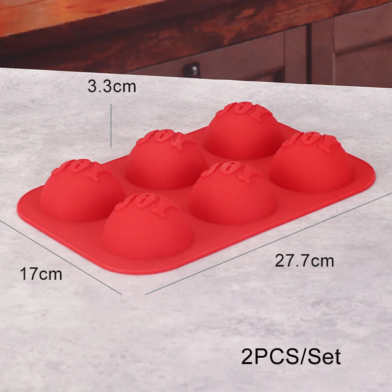 Chocolate Mold Christmas Silicone Mold Kitchen Cane Christmas Crutch Baking Pan Baking Mold For Candy Cake Cookie Making Newest