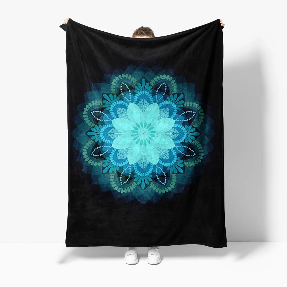 

Декоративное одеяло-абстрактное акварельное одеяло с цветочным принтом для дивана, дивана, гостиной, спальни, украшение