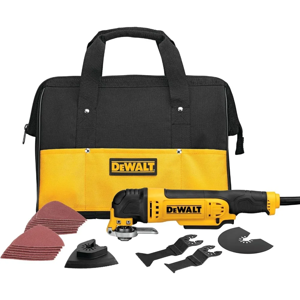 DWE315SK Oscillating Multi-Tool Kit, Yellow