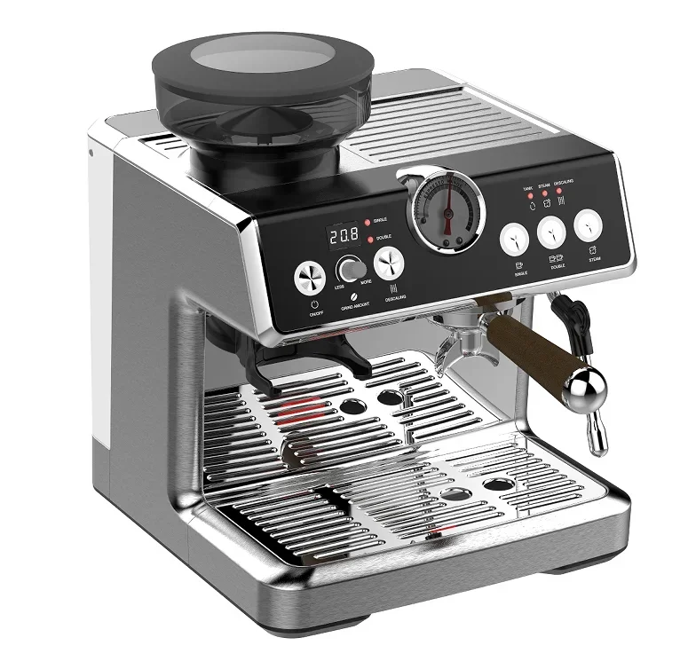 

20-барная эспрессо-машина с паровой палочкой для вспенивания молока для латте и капучино, OEM-эспрессо-машина для дома