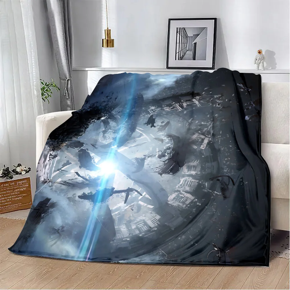 Hot Game H-Helldiver 2 Printed Blanket Picnic Blankets Warm Blanket Soft and Comfortable Blanket Home Travel Birthday Gift