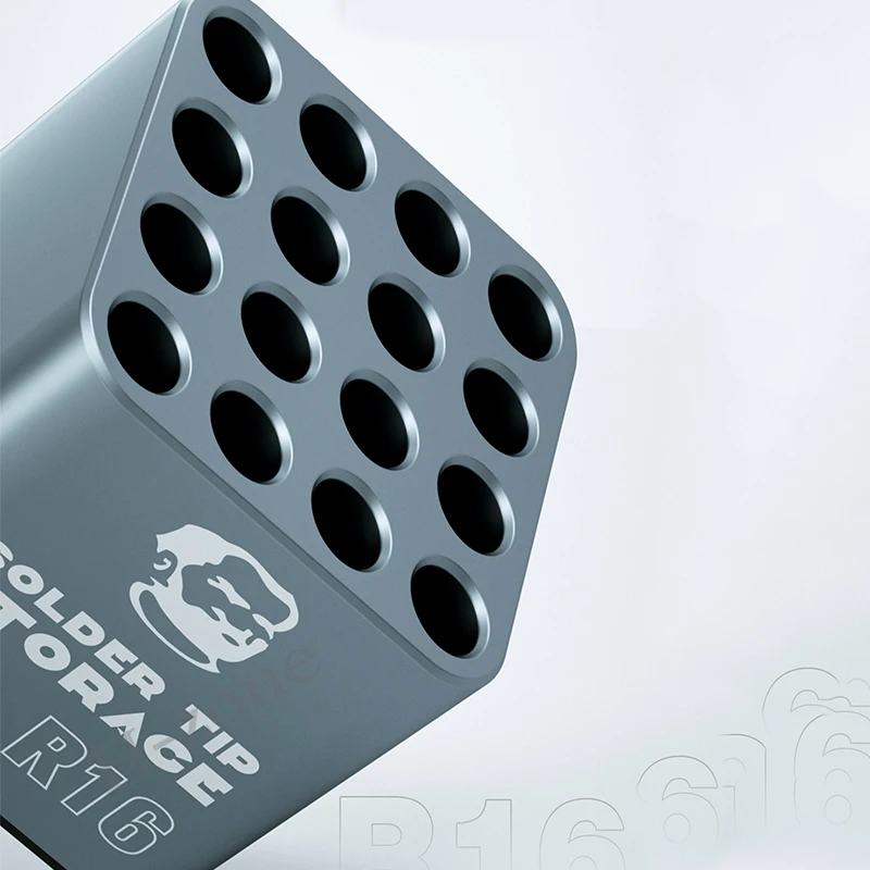 Imagem -03 - Mecânico Solda Dica Organizador R16 Solda Dica Organizador Material de Liga é Adequado para C115 C210 C245 T12solda Ponta Colocação Ferramentas Alta Qualidade