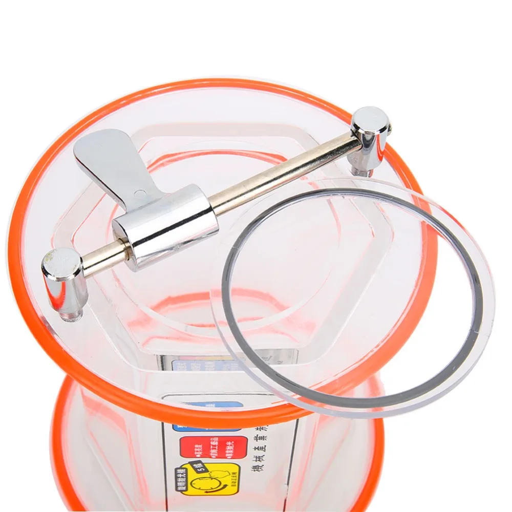 Smooth Finish Mini Size Polishing Machine Durable Stable Rotary Tumbler Efficient Compact Jewelry Tool Silver Finish