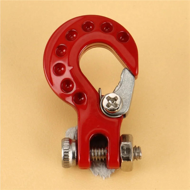 6 قطعة خطاف مقطورة معدني ونش هوك الديكور ل 1/10 RC الزاحف سيارة محوري SCX10 Traxxas TRX4 RC4WD D90 ترقية أجزاء ، 1