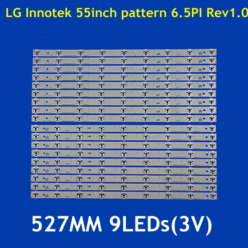 

18PCS LED Strip LiG Innotek 55Inch Pattern 6.5PI Rev1.0 TX-55CX680B TX-55CX700B TX-55CX700E TX-55CX680E TC-55CX650U TC-55DX700C