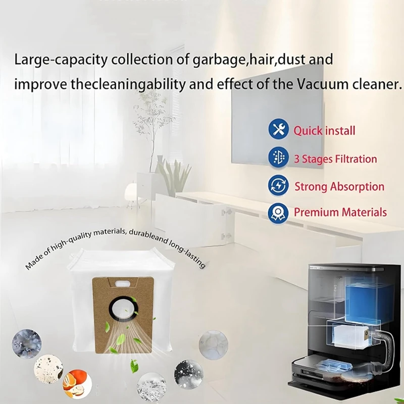 

Мешки-пылесборники для робота-пылесоса Freo S, 20 шт. [2026 Parts]