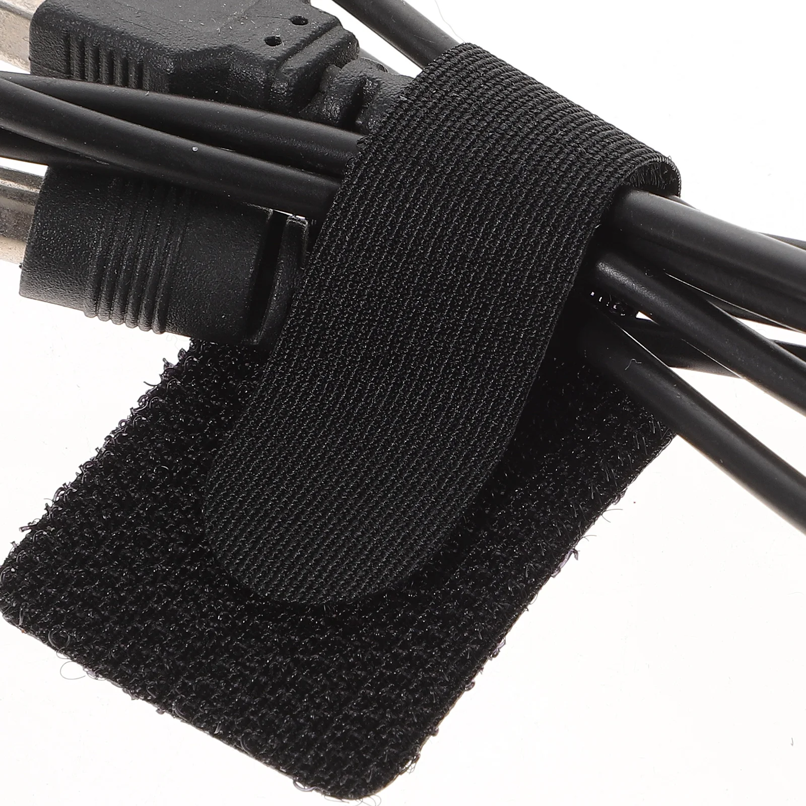 

40Pcs Self Adhesive Cable Organizer Premium Nylon Fiber Reusable Cord Management Ties for Wire Wrap and Data Cable Fixing