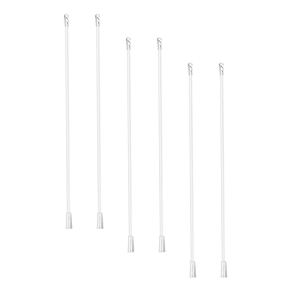 

6 pcs Curtain Hook Handle For Household Blinds Wand 12 Inches Plastic Blind Tilt Rods Replacement Pulling Stick Venetian