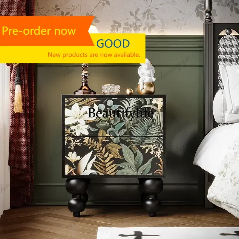 Luxury Elegant Unique Nightstand Modern Drawer Aesthetic Bedside Table Storage Premium Mesitas De Noche Bedroom Furniture