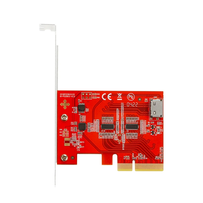 Pcie 4.0 U.2 Nvme Ssd Adapter Uitbreidingskaart Pci Express 4X Om SFF-8612 Riser Card Board W/SFF-8611 om SFF-8639 Verleng Kabel