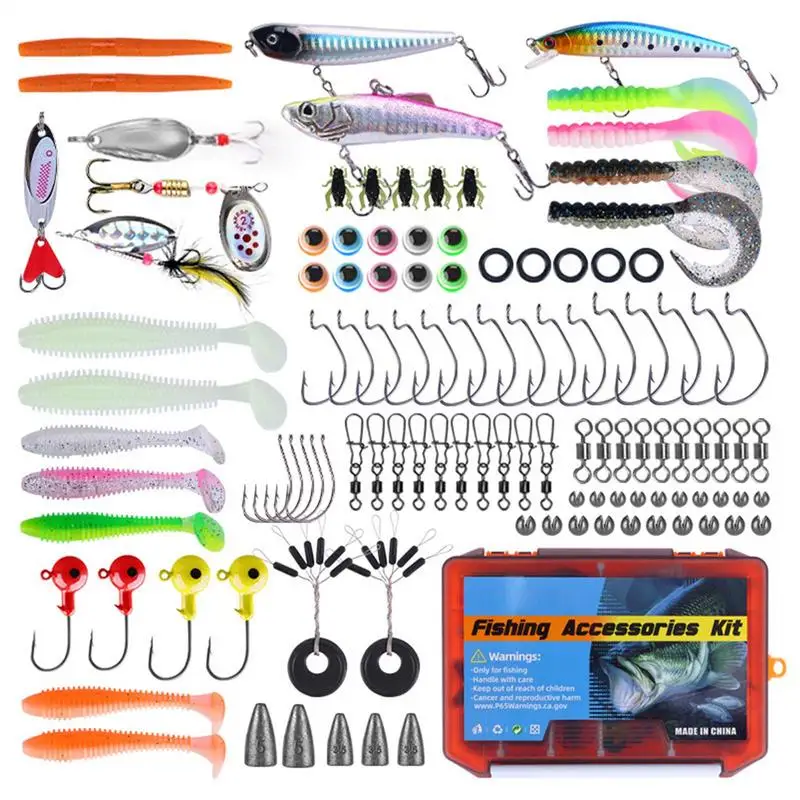 

Fishing Lure Tackle Box Tackle Box Bass Lure Fishing Kit Soft Fishing Bait Freshwater Fishing Accessories For Trout & Sea