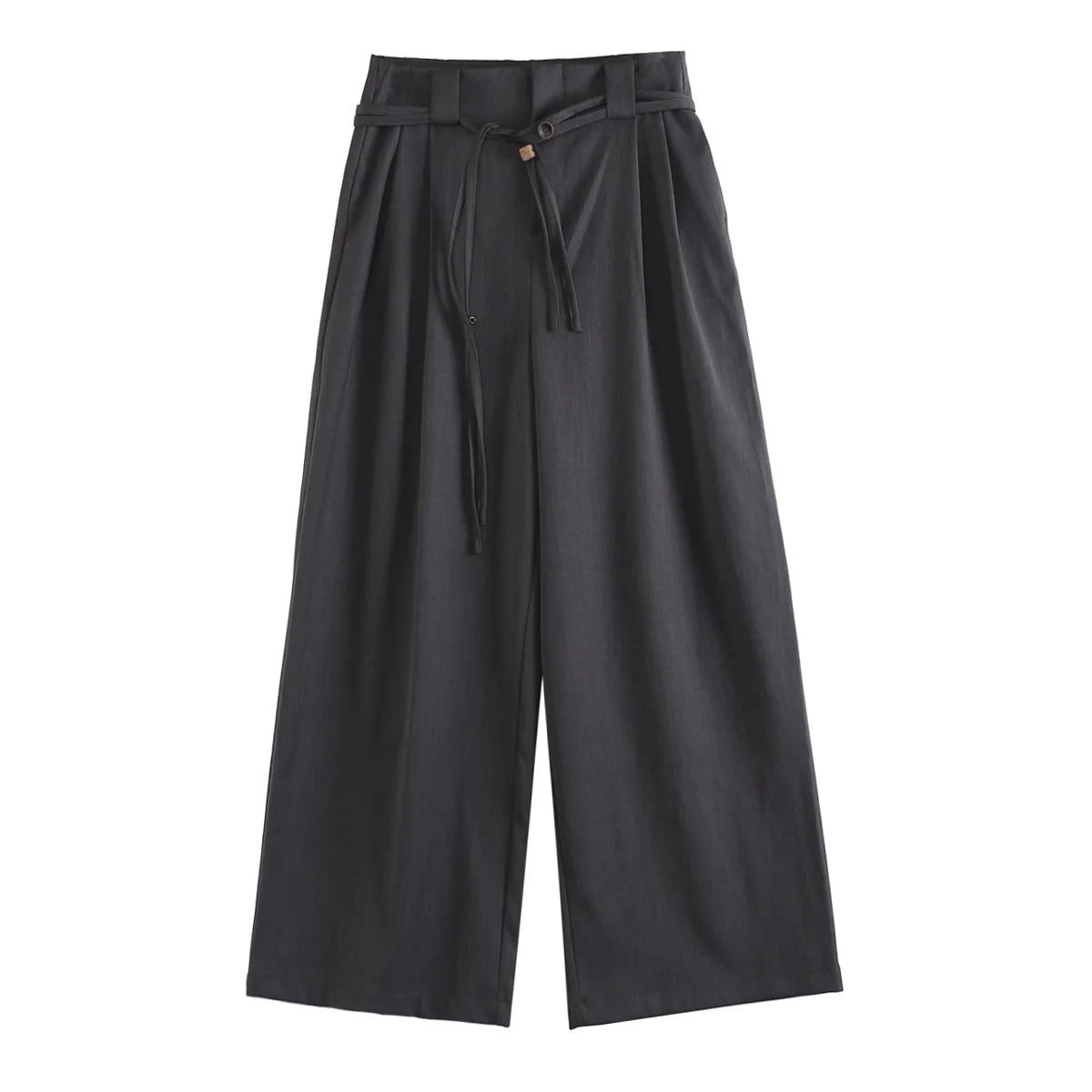 SuperAen 2025 여성을위한 새로운 가을 느슨한 버클 탑 블레이저 바지 투피스 세트