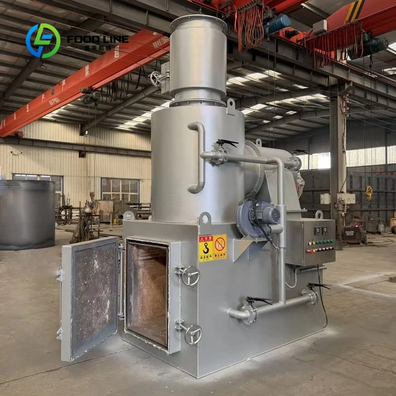 Customized Two Chamber Pet Crematory Smokeless Incinerator Paper Waste Disposal Machine Eco Friendly Waste Treatment Equipment