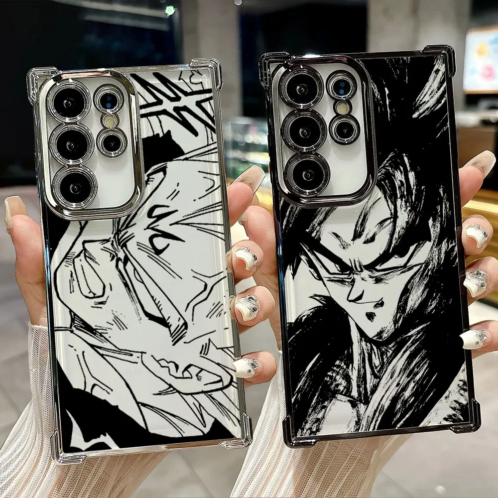 

Super Saiyans Vegeta Goku Frieza Funda For Samsung S26Ultra Phone Case For Galaxy S25 FE S26 S24 S23 S22 S21 Ultra Plus 5G Cover