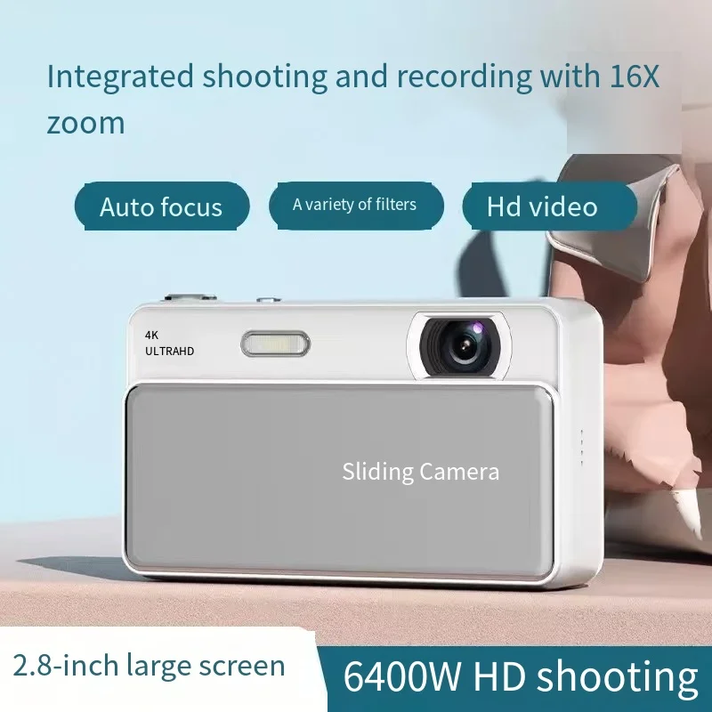 New M15 slide digital camera CCD campus camera photo and video all-in-one student souvenir camera gift view 5