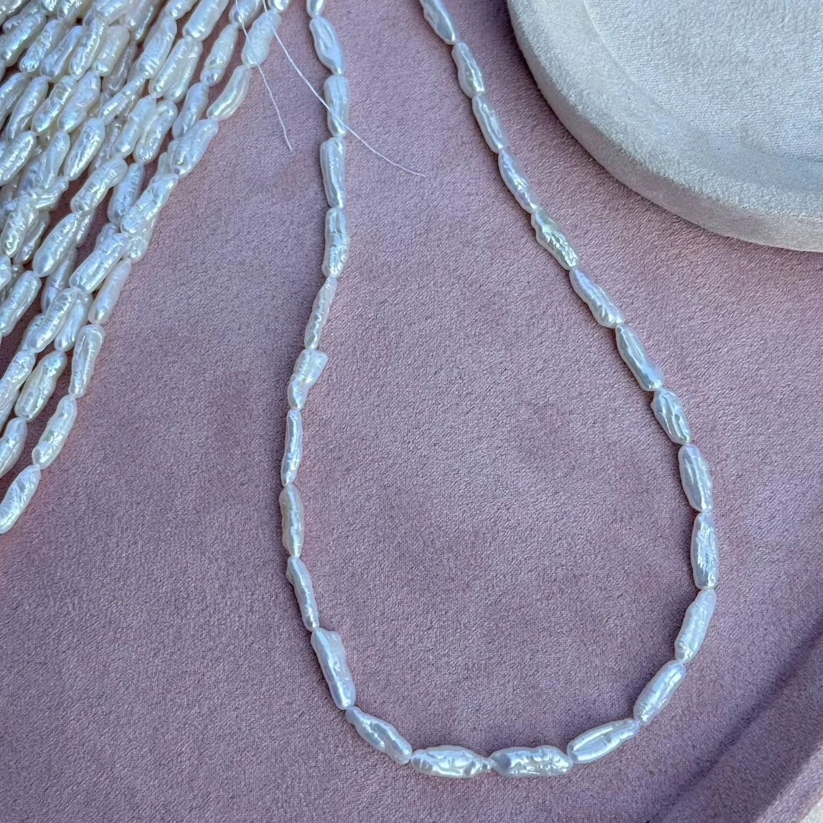 

Keshi нерегулярная бусина 4-5x5-7 мм натуральный пресноводный жемчуг ожерелье изготовление ювелирных изделий DIY браслеты серьги аксессуары оптом