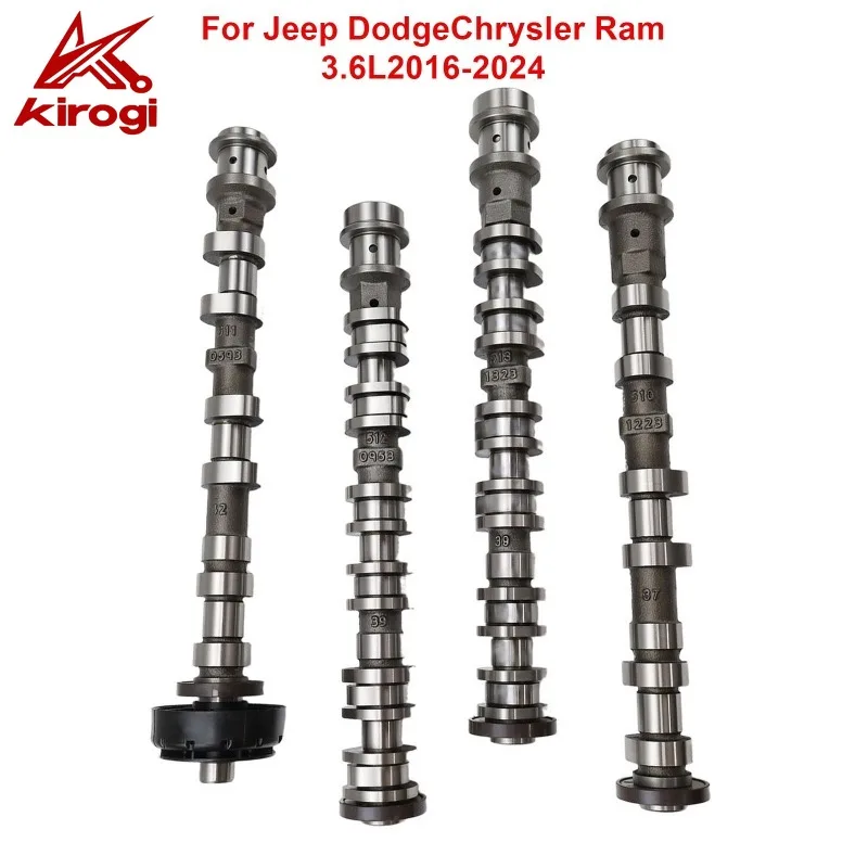 4 Uds 5047912AD 5047913AD 5048029AD 5048030AD Kit de árbol de levas para Jeep Grand Cherokee Dodge Chrysler Ram 1500 2500 3500 3.6L 2016-24