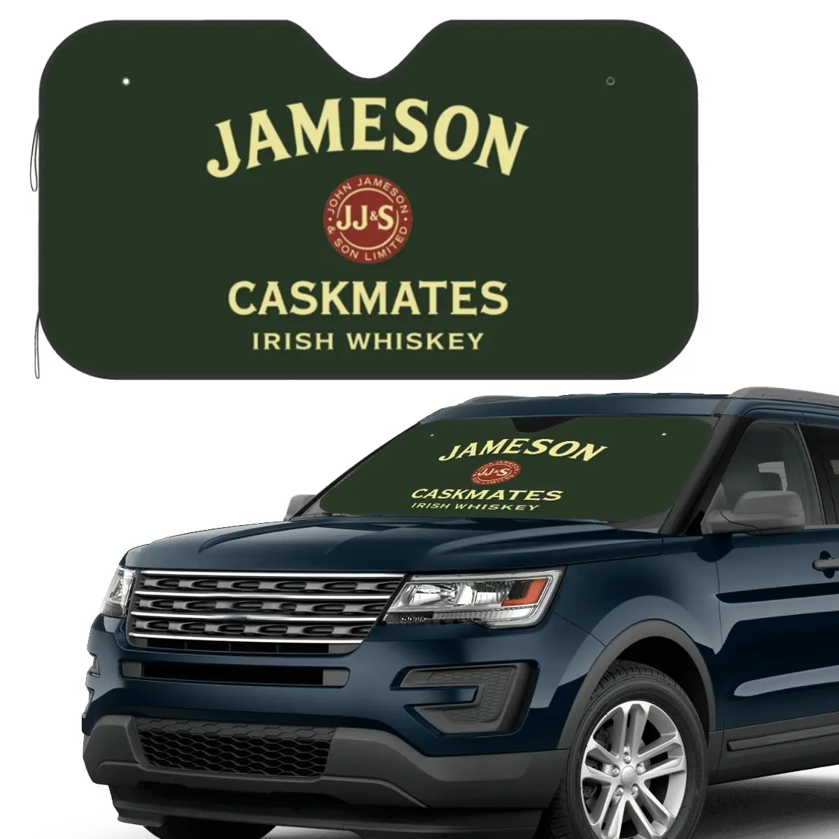 

Редкий солнцезащитный козырек Cask-The Jameson, лобовое стекло автомобиля, переднее лобовое стекло, солнцезащитный козырек, аксессуары, чехлы