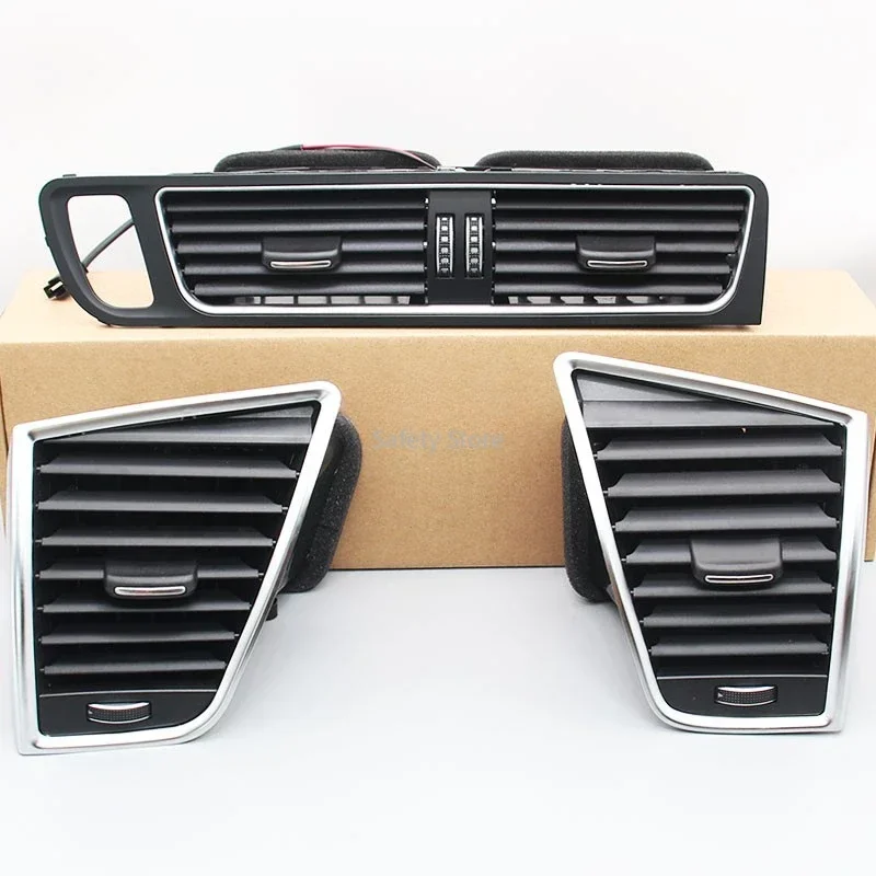 

1 шт. подходит для модели 12-18 воздуховыпускного отверстия на приборной панели Audi Q5, переднего кондиционера, теплого воздуховыпускного отверстия, салона автомобиля